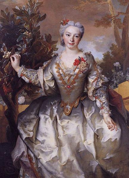 Nicolas de Largilliere Portrait of Louise-Madeleine Bertin, Countess of Montchal Spain oil painting art